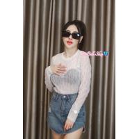 ราคา บอดี้สูทซีทรูสุดหรูคอกลมแขนยาว (19454600441)