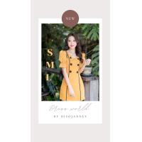 ราคา พร้อมส่ง Minidress เดรสสั้น เดรสน่ารักมาก สีสันสดใส เดรสใส่ทำงานใส่ไปคาเฟ่ก็ได้ งานป้าย Dress world (12889178044)