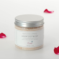 ราคา Epsom Salt Blend Rose Geranium essential oil 100 Bath salt เกลือสปา Magnesium sulfate แมกนีเซียม ซัลเฟต (21263776469)