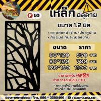 ราคา รั้วบ้าน ป้ายกำแพง เหล็กฉลุลาย หนา 1 2 มิล (20033024535)