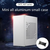 ราคา A07 Mini ITX Computer Case Chassis HTPC Host Case USB3 0 ITX Enclosure with Graphics Card Extension Cable (16315820086)