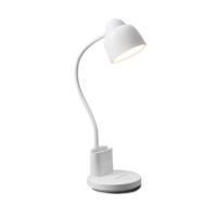 ราคา โคมไฟอ่านหนังสือ โคมไฟหนีบโต๊ะ ไฟตั้งโต๊ะ โคมไฟหัวเตียง reading lamp พร้อมหลอดไฟ ปรับได้ 3 สี ไร้สาย มีที่วางโทรศัพท์ สามารถปรับได้ แข็งแรง ที่หนีบยีดแน่น Thejoyful (21269768539)