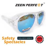 ราคา แว่นตาเซฟตี้ นิรภัย Safety Side Guard ZEEN PERFECT High Quality Aviator Style ผ่านมาตราฐาน ANSI Z87 1 American Standard มีกระบังข้าง กัน UV400 สามารถถอดเปลี่ยนเลนส์ได้ (510852885)