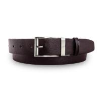 ราคา เข็มขัดหนังแท้รุ่น Brown Stone Executive Saffiano Reversible Belt (9326247874)