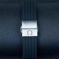ราคา Gull Eggplant Silicone Watch Strap Original Omega New and Old Seamaster 300 Speedmaster Butterfly Rubber Mechanical Watch Strap (20264833964)