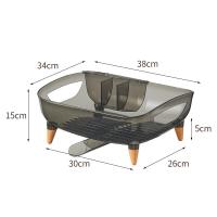 ราคา Yvmrgj Shop ชั้นวางกระถางระบายน้ำสไตล์ญี่ปุ่นอ่างล้างจานชามตะเกียบจานชั้นวางของบนโต๊ะอาหารตะกร้าชามตู้เก็บเอกสารกล่องใส่อาหารที่เก็บพลาสติกและอุปกรณ์อ่างล้าง (20739878944)