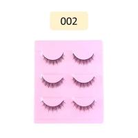 ราคา ขนตาปลอม 3D แบบแพ็ค 3 คู่ 001 (20474401927)