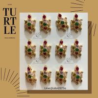 ราคา ต่างหูเต่านพเก้าCz เสริมทรัพย์งาน24K รับโชค ใส่สวย ไม่ลอก ไม่ดำ ไม่คัน ไม่เเพ้ค่ะ (16906076740)