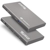 ราคา Plugable USB4 Hub 5 in 1 Thunderbolt 4 Hub with 60W Charging Single 8K or Dual 4K Display Compatible with USB4 Thunderbolt 4 3 Macs and USB4 Thunderbolt 4 Windows 1x USB C to HDMI Adapter (15263527832