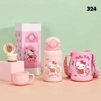 ราคา กระติกเก็บอุณหภูมิ กระติกน้ำเด็ก เก็บอุณหภูมิ 500 ML หลอดเด้ง พร้อมกระเป๋าสะพาย เกรด 316 (18879029691)