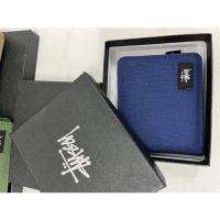 ราคา Hot Sale stussy stussy stussy Short Canvas Multifunctional Wallet ID Card Holder Horizontal Folding Street Wear Wallet Bus Card (19525105817)