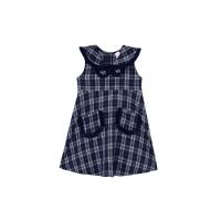 ราคา KLOSET Sleeveless With Pockets Dress KID22 KD001 เดรสชุดเด็ก แขนกุด คอปก (15223094315)