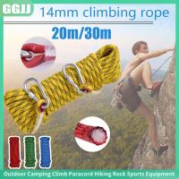 ราคา GGJJ เชือกปีนเขา 14 mm ยาว 20m 30m เชือกปีนเชือกกู้ภัย เชือกปีนเขา อุปกรณ์ปีนเขา เชือกโรยตัว อุปกรณ์โรยตัว climbing rope (17042709116)