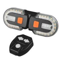 ราคา ไฟท้ายจักรยาน LED ไฟท้ายจักรยานไฟสัญญาณเลี้ยวแบบไร้สายควบคุมระยะไกลโคมไฟเตือนความปลอดภัยสำหรับการขี่จักรยานไฟท้าย (21171205589)