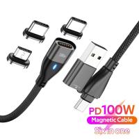 ราคา แม่เหล็กเคเบิลไมโคร USB Type C สายเคเบิลข้อมูลสายชาร์จสายไฟแม่เหล็กที่ชาร์จเร็วสำหรับ iPhone Samsung Xiaomi มือถือหัวเหว่ย (9081338930)