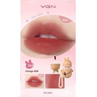 ราคา G001 ลิปสติกVGN เนื้อกลอส สีสวย เกลี่ยง่าย รูปกระต่ายน่ารัก (21152518866)