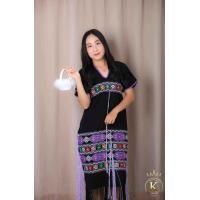 ราคา เสื้อกะเหรี่ยง ผ้าทอกะเหรี่ยง (21166547411)