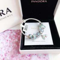 ราคา ของแท้ Pandora blacelet Charm เครื่องประดับในสต็อกสร้อยข้อมือหวานจี้ผู้หญิงสร้อยข้อมือลูกปัดสร้อยข้อมือสายรุ้งกล่องของขวัญ (20464536443)