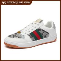 ราคา SGG Gucci รองเท้าผ้าใบสกปรกรองเท้าสีตุ่นสำหรับทั้งหญิงและชายรองเท้าผ้าใบลำลอง (9583619948)