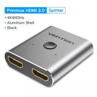 ราคา Vention ตัวแยก HDMI สวิตช์ HDMI สองทิศทาง Er 4K สวิตช์ HDMI 1x 2 2X1อะแดปเตอร์2 In 1ตัวแปลงออก2สำหรับ PS4 PS3จอแสดงผลแล็ปท็อปคอมพิวเตอร์โปรเจคเตอร์ HDMI พอร์ตขยาย2 0 HDMI อุปกรณ์สลับสัญญาณฮับ1ใน2 (171