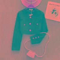 ราคา เสื้อคลุมผ้าทวีดหัวเข็มขัดโลหะสไตล์ชาแนลสำหรับผู้หญิงเสื้อแฟชั่นดูแพงแบบสั้นเรียบหรูแบบเซเลบริตี้แบบใหม่ฤดูใบไม้ผลิและฤดูใบไม้ร่วง (20425054464)