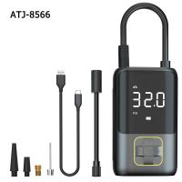 ราคา ปั๊มลมไฟฟ้า ที่เติมลมรถยนต์ สูบลมไฟฟ้า ปั๊มลม Portable Electric Air Pump 4000mah 150PSI 12Vที่เติมลมไฟฟ้า air pump เครื่องเติมลมยางรถยนต์ เครื่องสูบลมไฟฟ้า (20590602970)