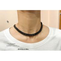 ราคา สร้อยคอ ชิดคอ ดำ8มิล 40เซน เลสคอ สร้อยเลส สร้อยโซ่ โซ่สร้อยคอ สแตนเลสแท้100 Stainless 316l ของแท้ (12025856829)