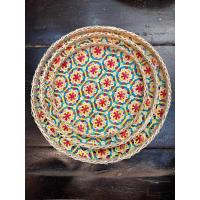 ราคา กระด้งสี ถาดไม้ไผ่ กระด้งลายพิกุล สานยกดอกดาวล้อมเดือน กระด้ง ถาดไม้ไผ่ แต่งผนัง ถาดสานจัดเบรค ถาดจัดเบรค ถาดจัดขนม กระด้งแต่งผนัง ตกแต่งผนัง กระด้งลายดอก กระด้งแต่งผนัง แต่งผนัง แต่งร้าน (20931930702