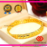 ราคา เลสทอง สร้อยข้อมือ wristless AJW4289A61GW KW สร้อยข้อมือทอง เลสข้อมือทอง (10695794238)