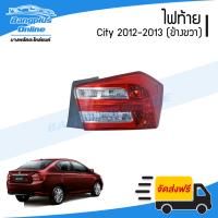 ราคา โคมไฟท้าย ไฟท้าย Honda City ซิตี้ 2012 2013 ข้างขวา BangplusOnline (9080958512)
