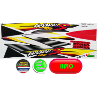 ราคา สติ๊กเกอร์ WAVE 100S ปี 2003 สติ๊กเกอร์ติดรถมอไซ เวฟ100S ปี 2003 สีสวย สีสด สีไม่เพี้ยน (2595404699)