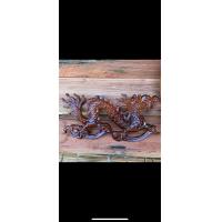 ราคา มังกรคู่ซ้าย ขวา แกะด้วยไม้แท้ (18077195614)