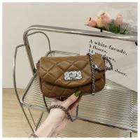 ราคา David Bella แฟชั่นกระเป๋าสไตล์เกาหลีของผู้หญิงใหม่กระเป๋าสะพายข้างกระเป๋าสะพายข้างแบบเรียบง่ายกระเป๋าโซ่ (17639999166)