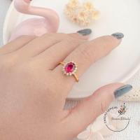 ราคา พร้อมส่ง แหวนเพชรพลอยเม็ดเดียว แหวนเพชรพลอยหลากสี แหวนแฟชั่น สินค้าพร้อมส่ง (19465350523)