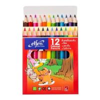 ราคา ดินสอสีไม้ แท่งสั้น แพ็ค12สี เอลเฟ่น Non Seriese พร้อมส่ง มีเก็บปลายทาง UBMARKETING (9753781487)