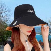 ราคา PING STUDIOS bucket hat เน็ตไอดอล หมวกชาวประมง ปะเก๊ต ผู้หญิง หมวกผ้า กันแดด ใส่ได้สองด้าน หน้ายิ้ม สไลด์เกาหลี หมวกกันแดดกันยูวี หมวกผ้าปีกใหญ่ สีดำ สีคาราเมล สีกากี ครีม เหลือง (19365332471)