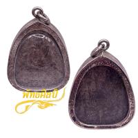 ราคา พระผงหลลวงปู่หมุน ฐิตสีโล วัดบ้านจาน เลี่ยมเงินไมครอน (19189146355)