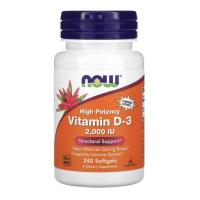 ราคา Exp2025 Now Foods High Potency Vitamin D3 2000 IU 240 Softgels (17720962358)