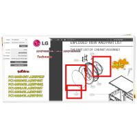 ราคา อะไหล่ของแท้ ฝาครอบประตูกระจกเครื่องซักผ้าแอลจี ADC74305506 แทน ADC74305503 LG Door Assemly รุ่น FC1480D4W7 ABWPEXP FC1408N4W ABWPGST FC1409N4W ABWPGSR FC1409SAW ABWPGST FC1409S4W ABWPGST FC1408S4W AB
