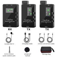 ราคา SanThaiH Wireless Lavalier Microphone ไมโครโฟน VHF UHF ไมโครโฟนไร้สายแบบหนีบเสื้อ ไลฟ์สดไมค์ไร้สายไมโครโฟนสัมภาษณ์ ไมค์อัดเสียง ไมค์ไลฟ์สด ไมค์หนีบ (16586843276)