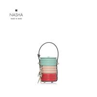 ราคา NASHA MADE IN MARS Baby Pinto Roll Macarons กระเป๋าปิ่นโตจิ๋ว มีสายสะพายยาว (12614490575)