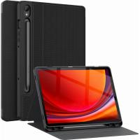 ราคา Soke Case for Samsung Galaxy Tab S9 2023 SM X710 X716B X718U Premium Shock Proof Stand Folio Case Multi Viewing Angles Soft TPU Back Cover for Galaxy Tab S9 11 inch Tablet Black (20373773901)