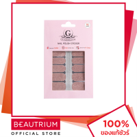 ราคา GLAZE GLAM Nail Polish Sticker 16pcs สติกเกอร์ติดเล็บ BEAUTRIUM บิวเทรี่ยม (18507734753)