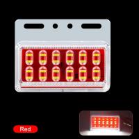 ราคา 4pcs ไฟเลี้ยว LED รถบรรทุก12D 24V มีไฟไฟล้อรถไฟท้ายรถพ่วงหลอดไฟแบบกว้างไฟข้างไฟสนาม (20930486090)