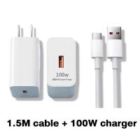 ราคา Kinkong ชุดชาร์จเร็ว Huawei 100W หัวชาร์จ สายชาร์จ 6A Type C ของแท้ Huawei SuperCharger สายชาร์จ USB Type c100W 1 ชุด เหมาะสำหรับ Huawei Xiaomi 6A (21056809234)