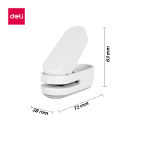 ราคา Deli เครื่องเจาะกระดาษ เครื่องเจาะรูกระดาษ ที่เจาะรู ที่เจาะกระดาษพกพา 1 รู 6mm ขนาดเล็ก 4สี พาสเทล (17395651056)