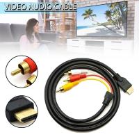 ราคา UnVug ใหม่1080P HDMI ตัวผู้ไปเป็น3วิดีโอ RCA ตัวแปลงส่วนประกอบเสียง AV สายอะแดปเตอร์เหมาะสำหรับ HDTVระบบโฮมเธียเตอร์และ HDMI แปลงเป็น RCA อื่นๆรองรับเครื่องใช้ไฟฟ้า (20393000233)