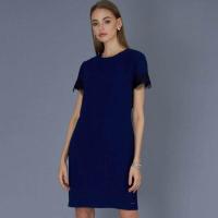 ราคา GUY LAROCHE BUSINESS SHORT SLEEVE SHIFT DRESS เดรสแต่งแขนลูกไม้ เดรสใส่ทำงาน เดรสสีกรม กีลาโรช ชุดเดรส เดรสแฟชั่นสวยๆ ชุดเดรสผู้หญิง GWI5NV (9567647730)