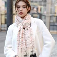 ราคา ผ้าพันคออุ่นๆ 3 เฉดสี ไหมพรมสัมผัสนุ่ม Blended Cashmere ทอลายคัลเลอร์ฟูล สดใสน่ารัก ผ้าคลุมไหล่ ผืนใหญ่ (20520796062)