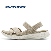 ราคา Skechers Gorun สเก็ตเชอร์ส รองเท้าแตะ ผู้หญิง GOwalk Arch Fit On The Go Sandals Shoes 92500 GRY (10408957841)